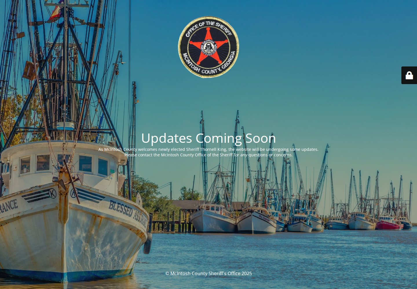 Official McIntosh County Sheriff website for arrest and jail contacts